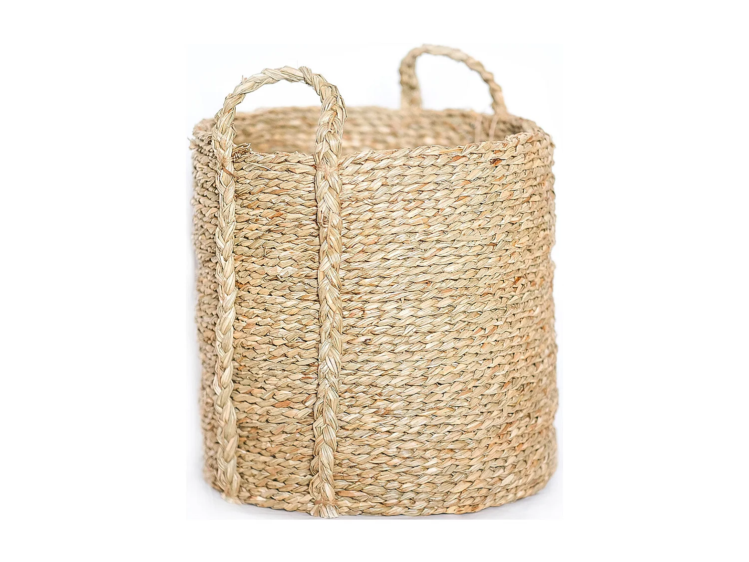 Cesto in Fibre Naturali con Manici - 30x30CM - Taral