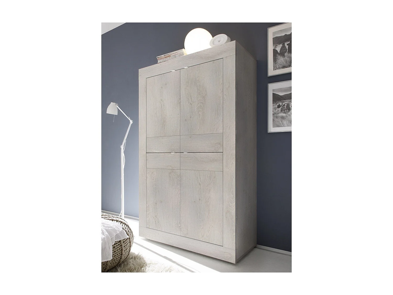 Meuble 4 Portes en Bois L101,4 cm - Initial