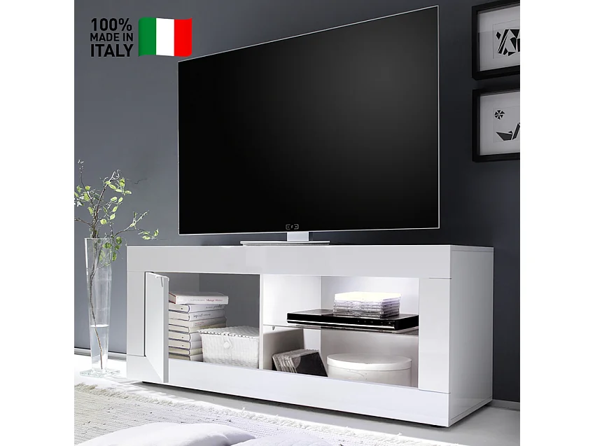 Piccolo mobile TV 1 porta senza illuminazione Initial - L140 cm