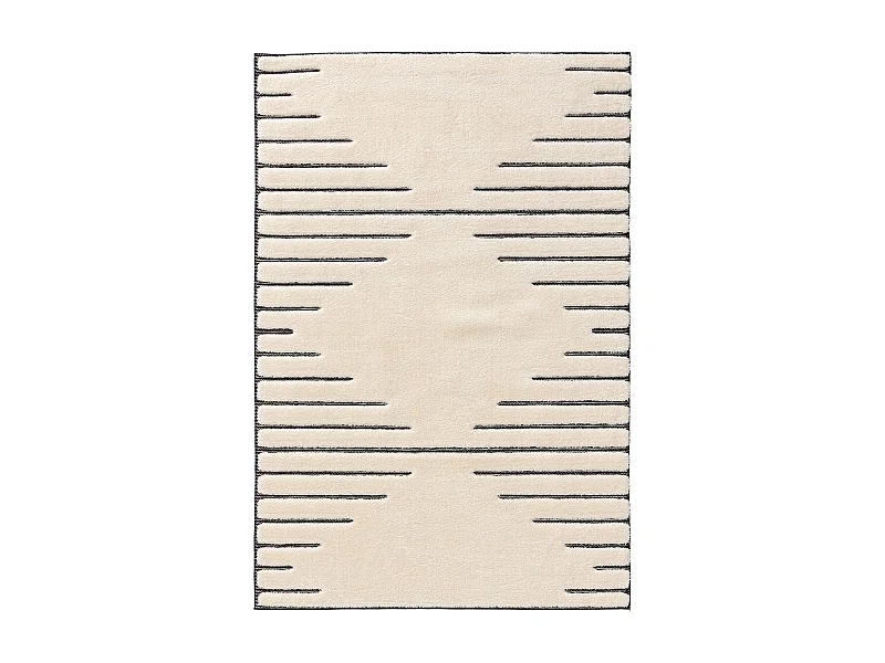 Tapis Elvy Crème/Gris 250x350 cm