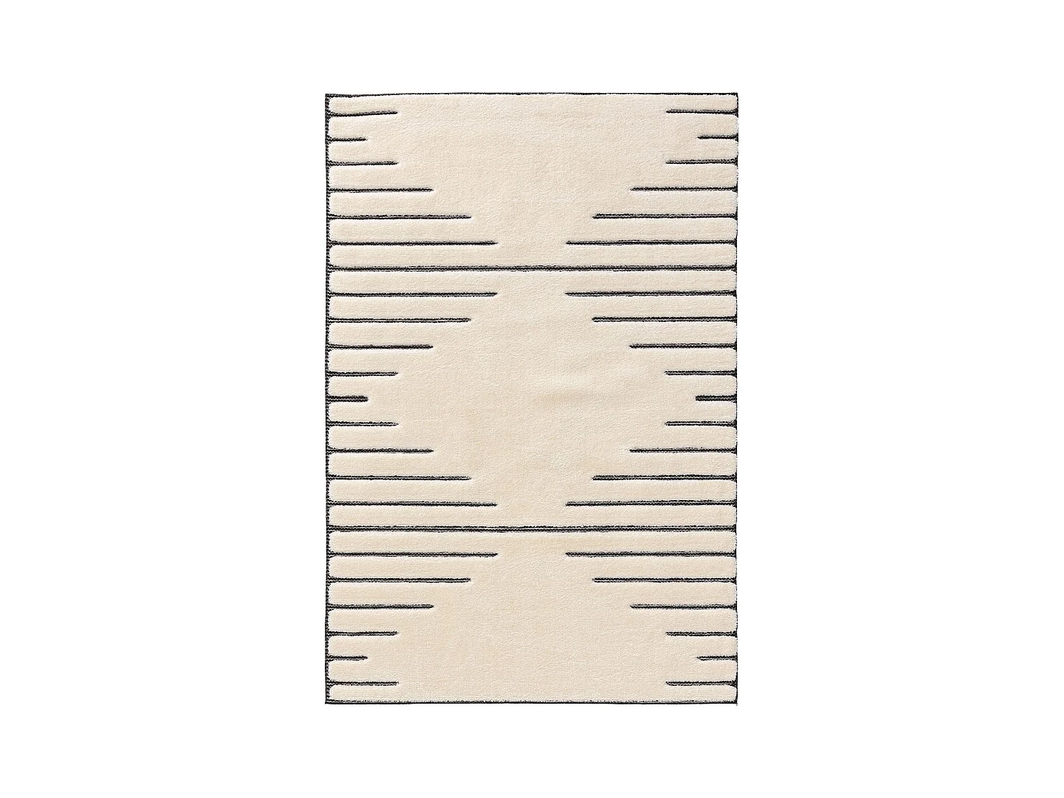 Tapis Elvy Crème/Gris 120x170 cm