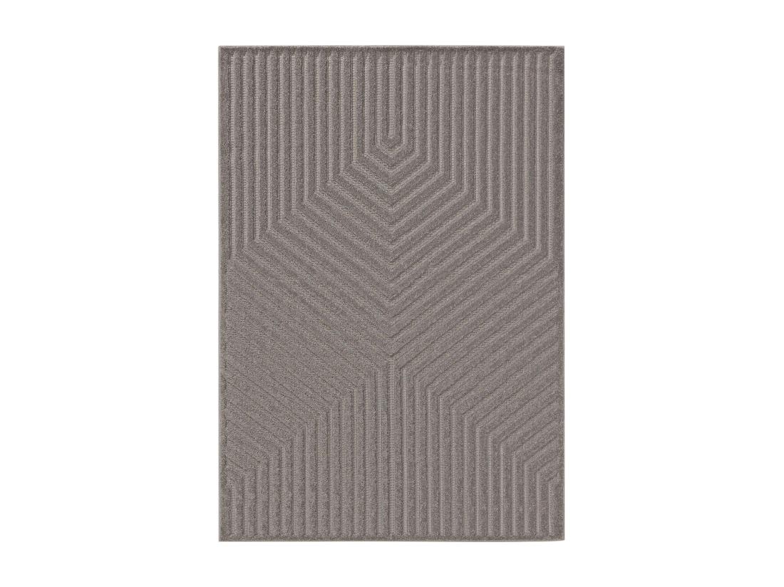 vente unique Tapis Leo Gris clair 140x200 cm