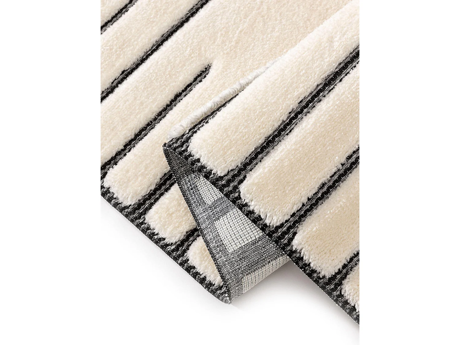 Tapis Elvy Crème/Gris 140x200 cm