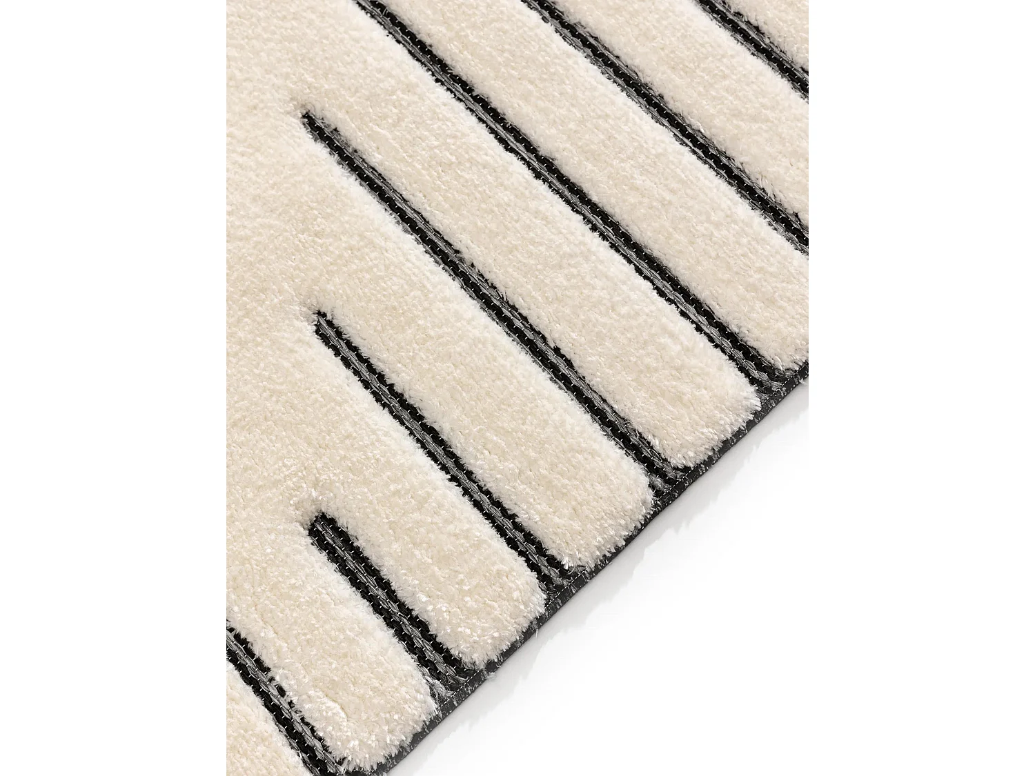 Tapis Elvy Crème/Gris 160x230 cm