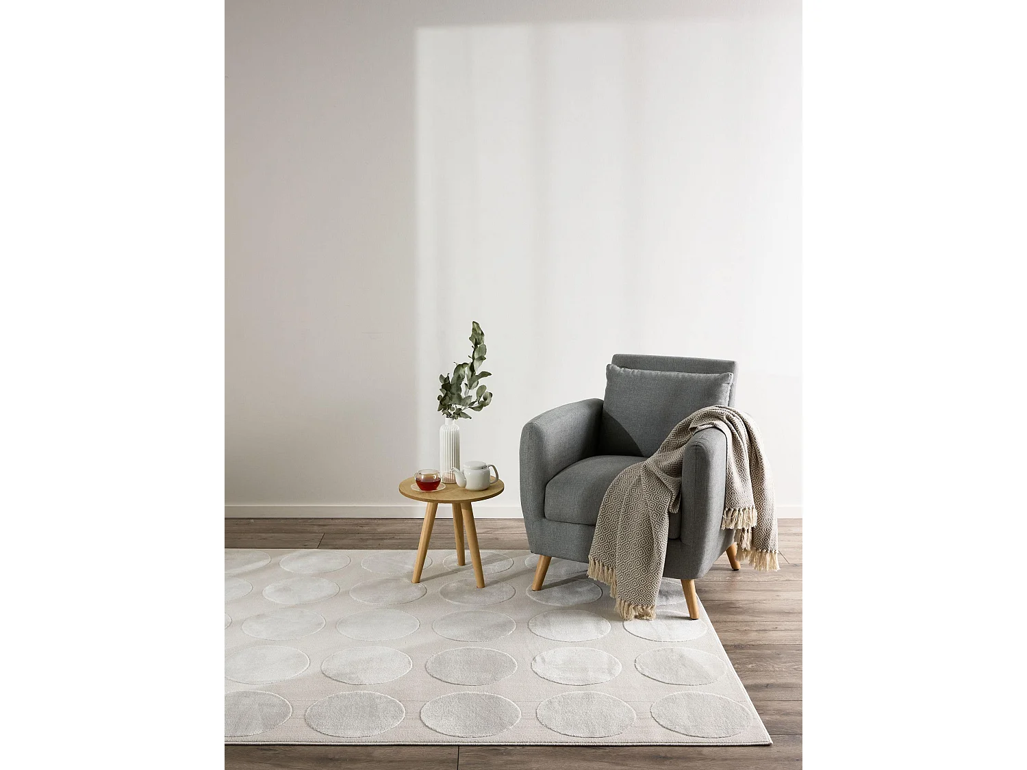 Tapis Claire Crème 140x200 cm