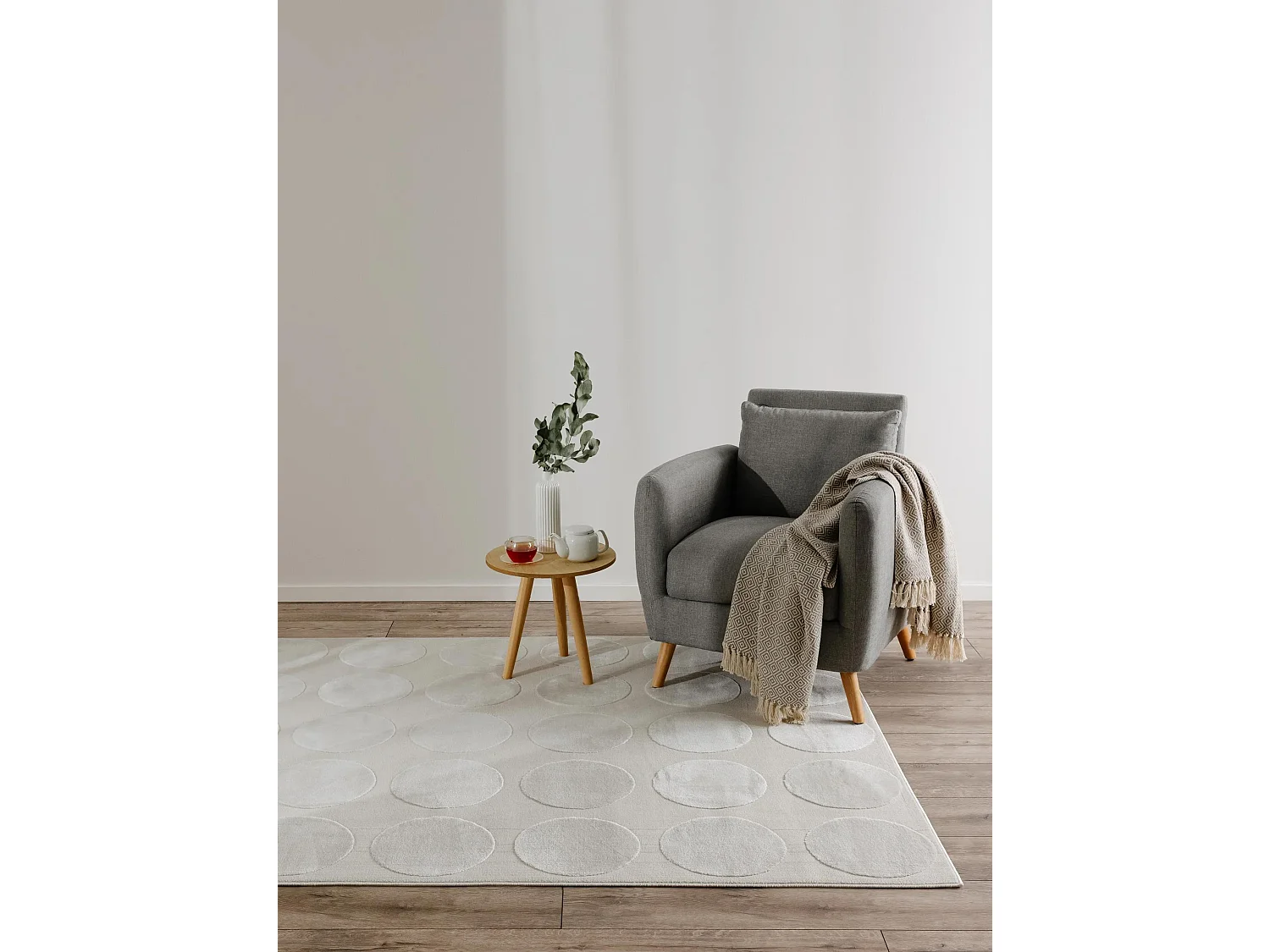 Tapis Claire Crème 240x340 cm