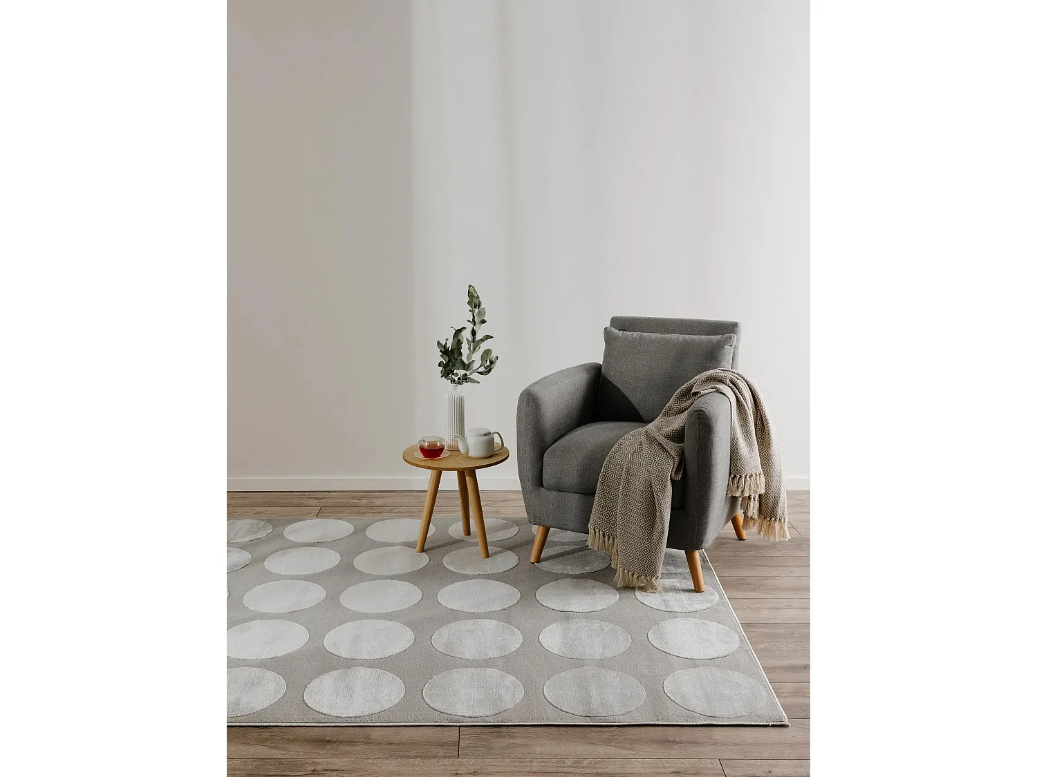 Tapis Claire Gris 280x380 cm
