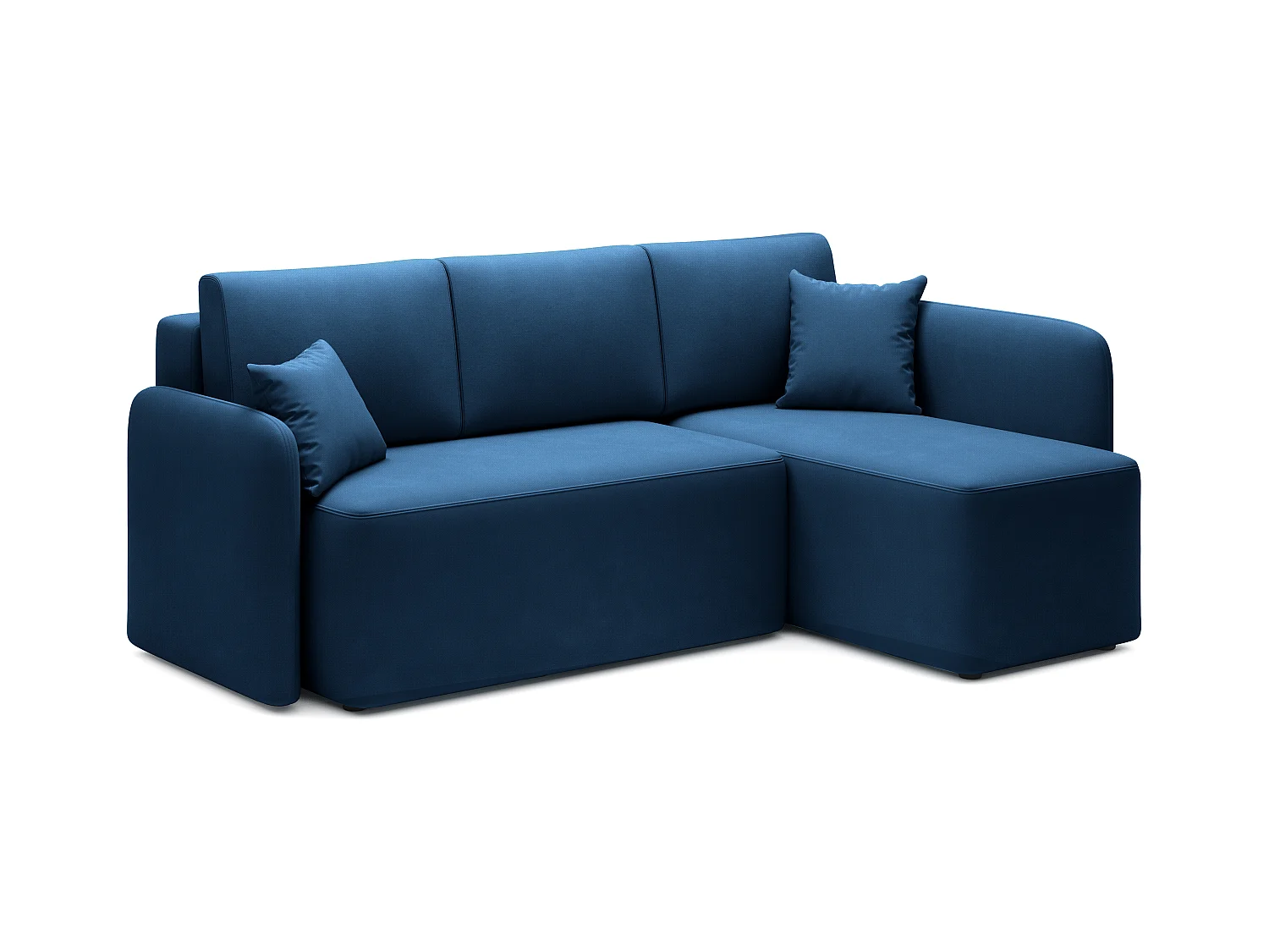 Hoekbank Sergy L/Stof-Blauw