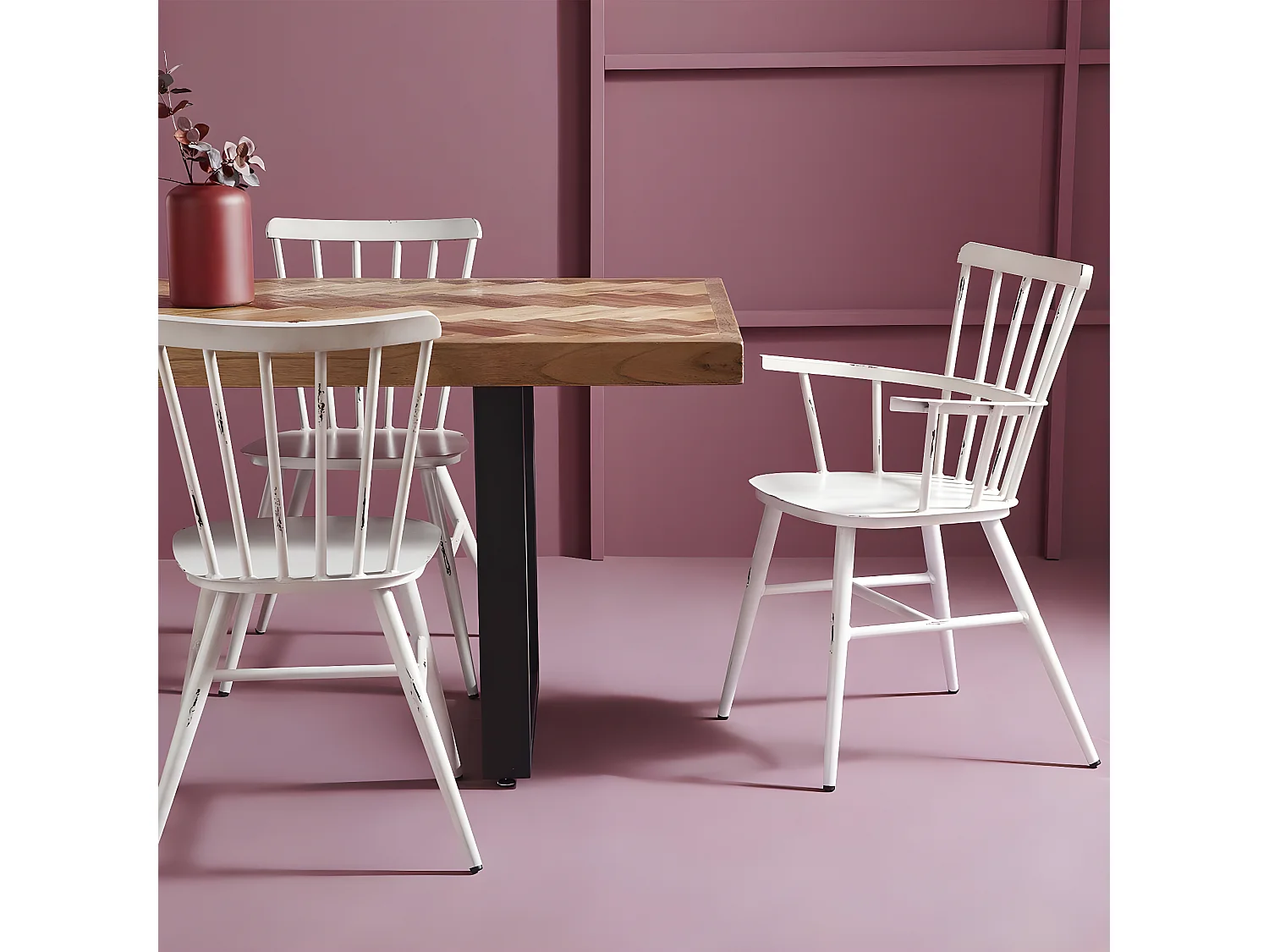 Set von 2 Aluminium-Brückensesseln - Louise