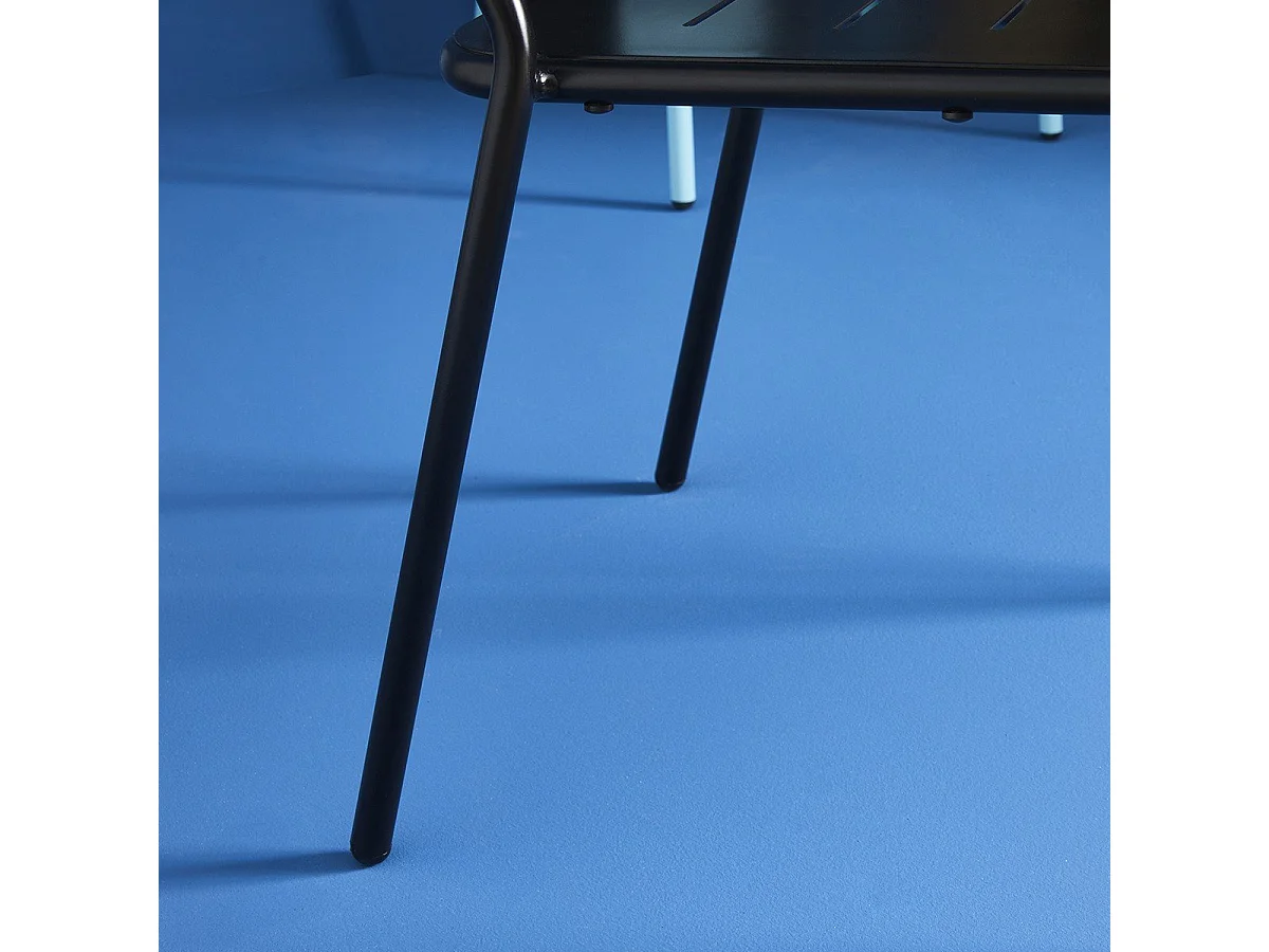 Set von 2 industriellen Metallstühlen Achille