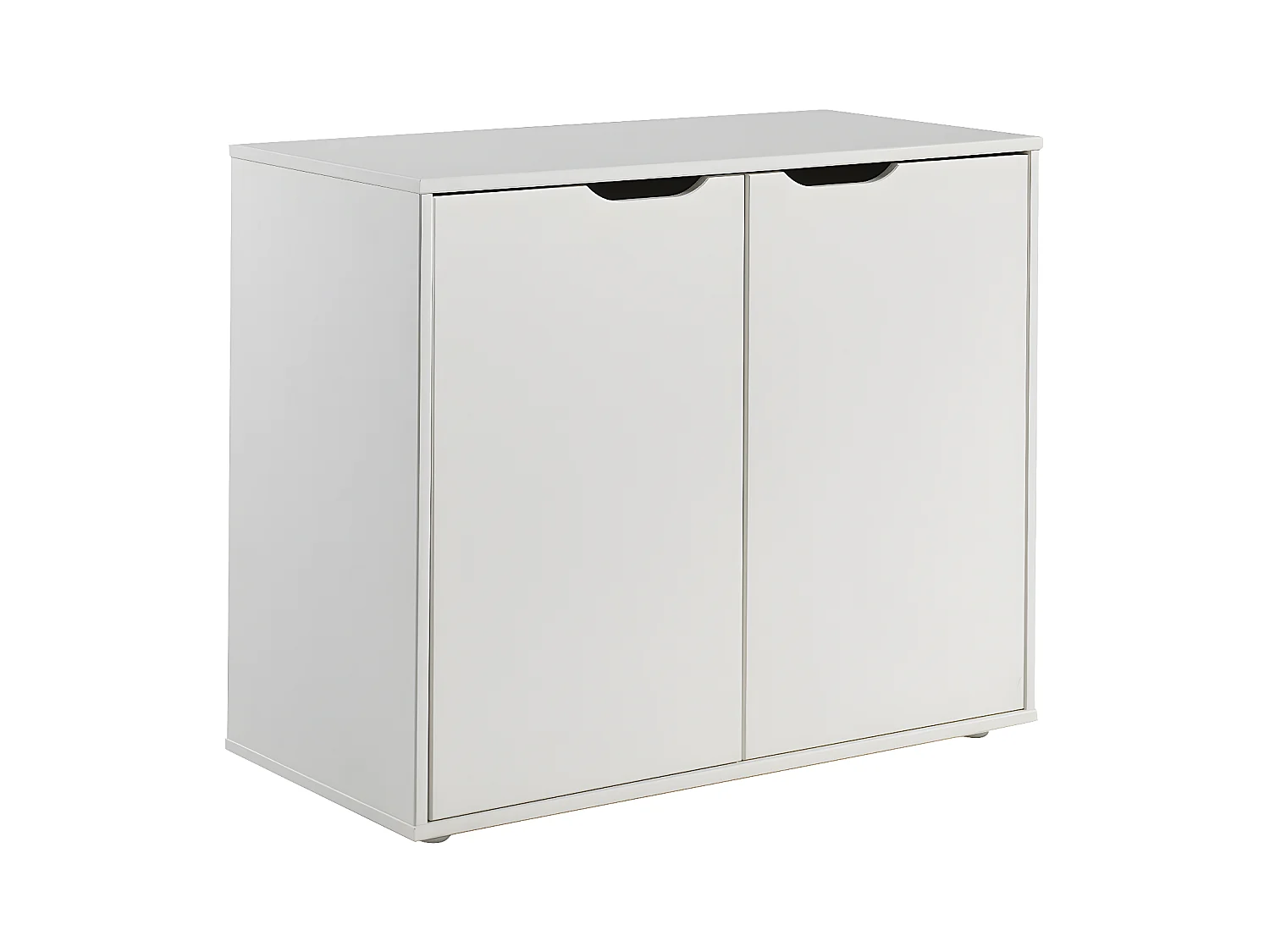 SLEEPY - Rangement 2 Portes Blanc Compatible Lits Mezzanine ou Mi-Haut