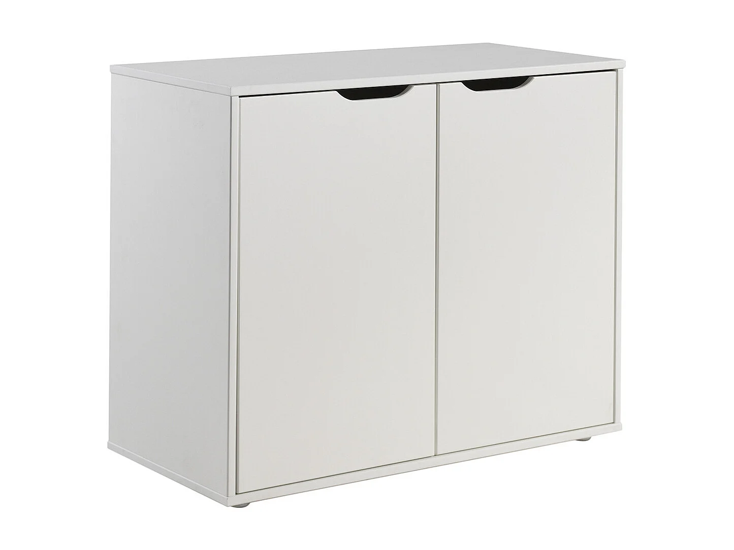 SLEEPY - Rangement 2 Portes Blanc Compatible Lits Mezzanine ou Mi-Haut