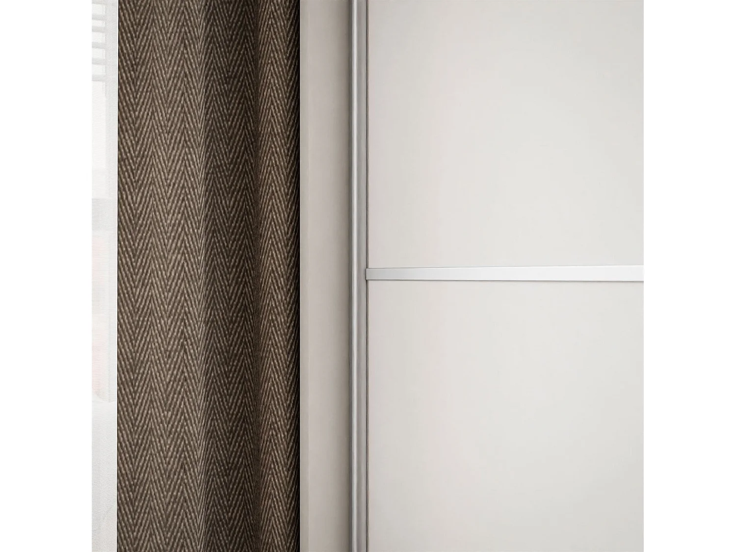 Armoire CAMARO II PLUS 150 cm avec miroir, Blanc