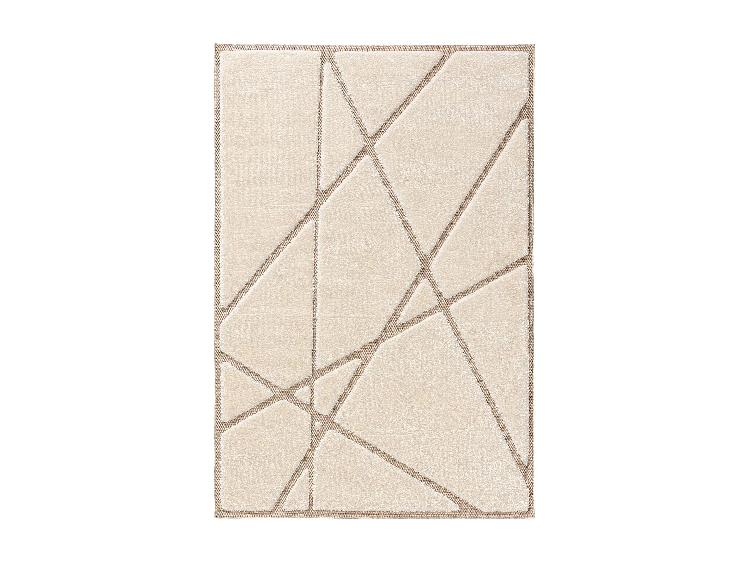 Tapis Elvy Crème/Beige 250x350 cm