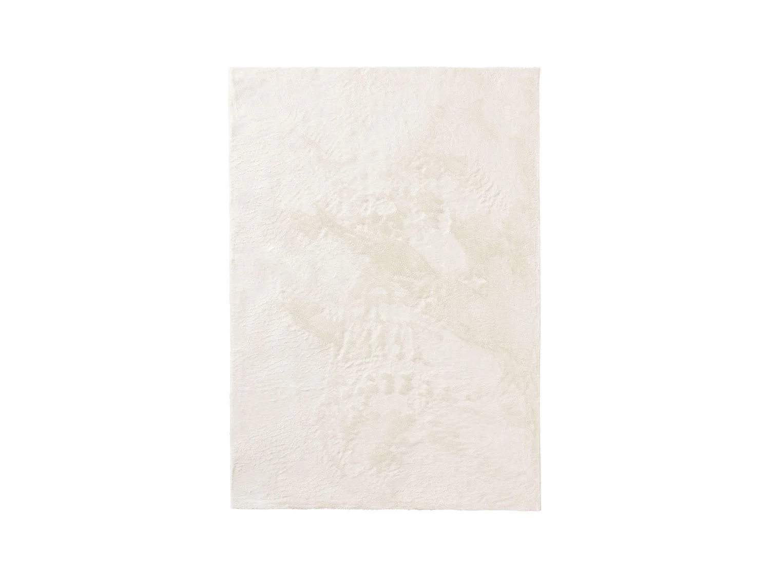 Tapis en fausse fourrure Furry Crème 80x150 cm