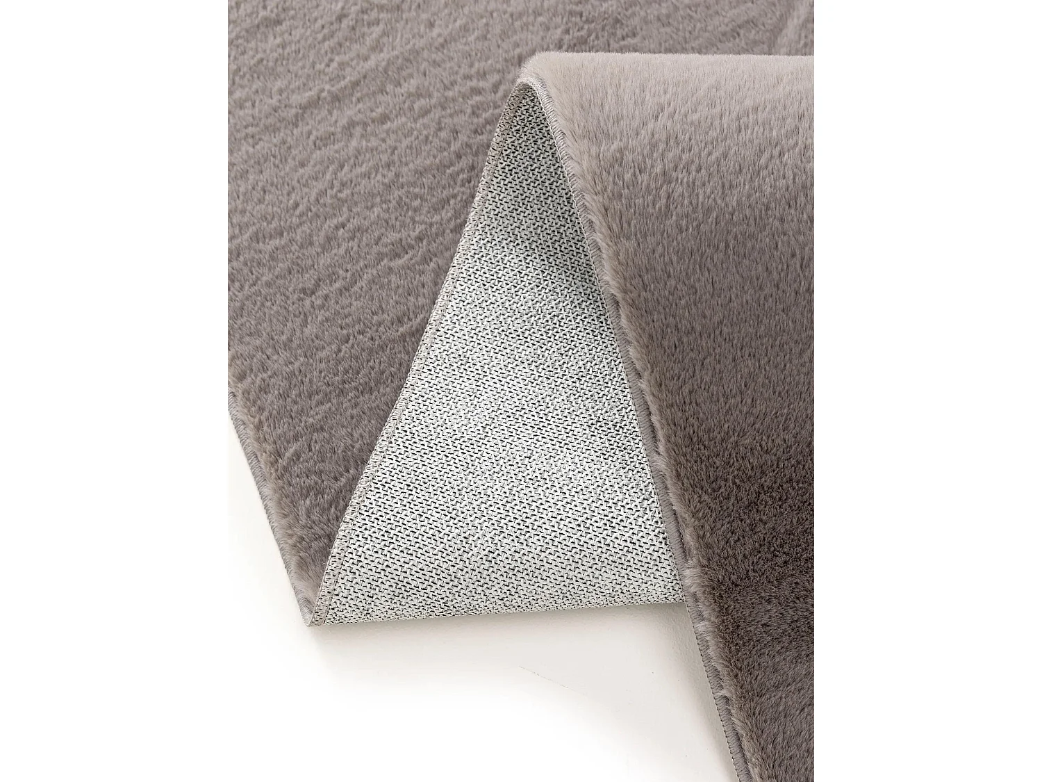Tapis en fausse fourrure Furry Gris 80x150 cm