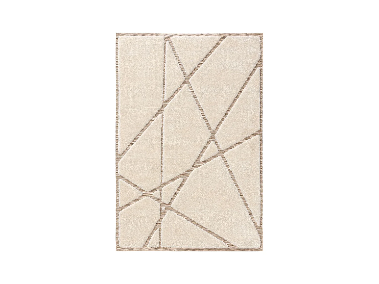 Tapis Elvy Crème/Beige 120x170 cm