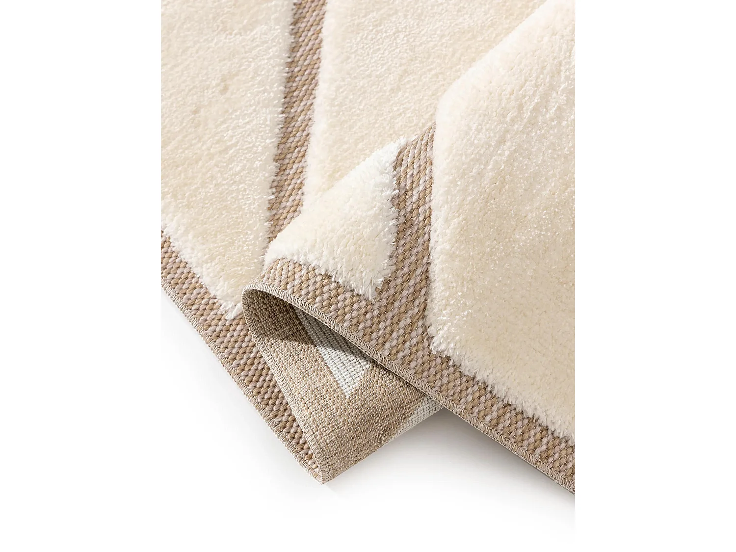 Tapis Elvy Crème/Beige 120x170 cm