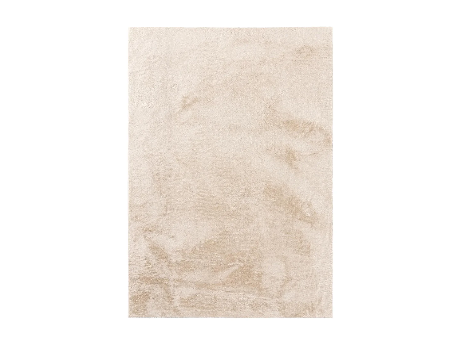 Tapis en fausse fourrure Furry Beige 80x150 cm