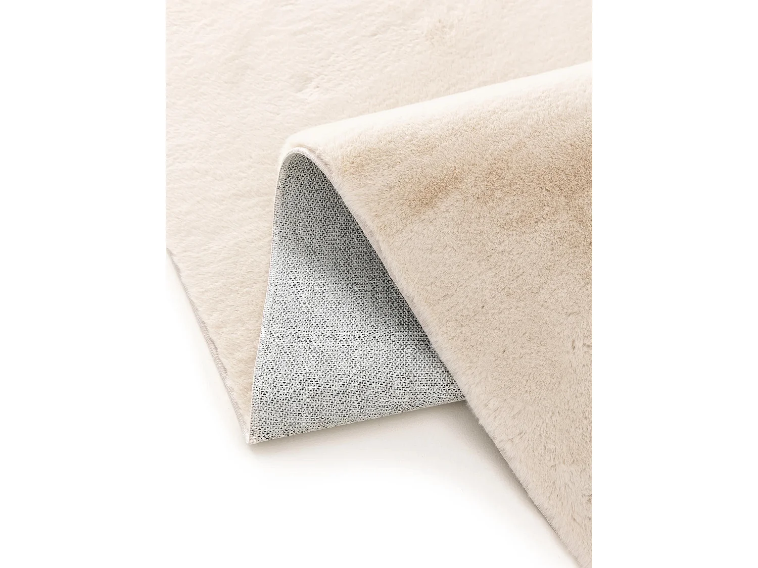 Tapis en fausse fourrure Furry Beige 80x150 cm