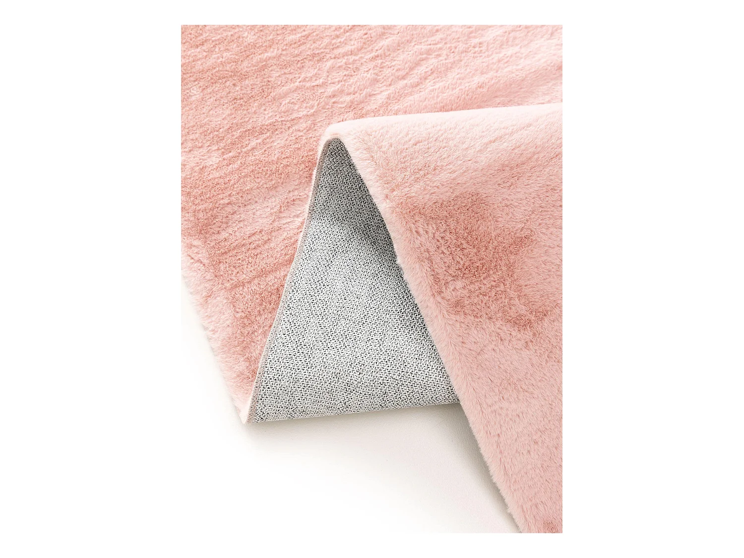 Tapis en fausse fourrure Furry Rose 140x200 cm
