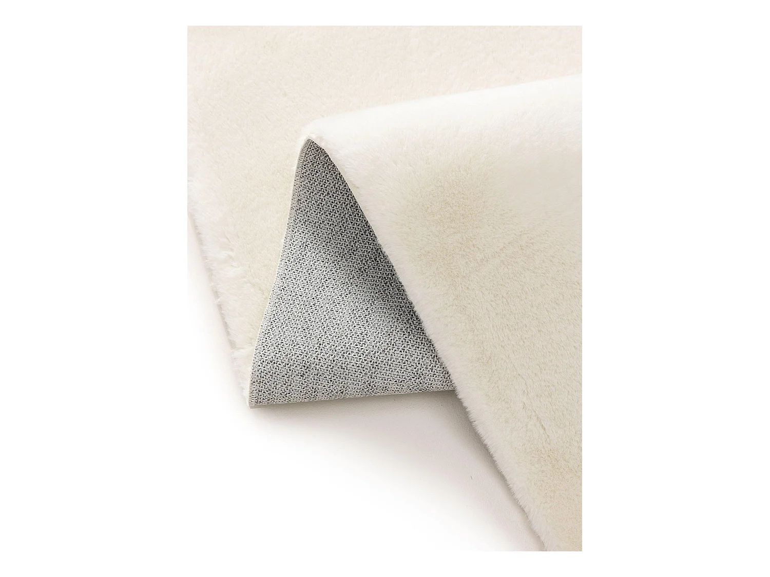 Tapis en fausse fourrure Furry Crème 230x330 cm