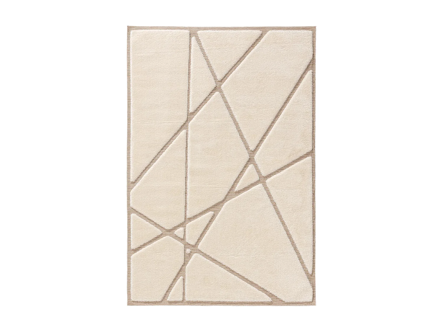 Tapis Elvy Crème/Beige 160x230 cm