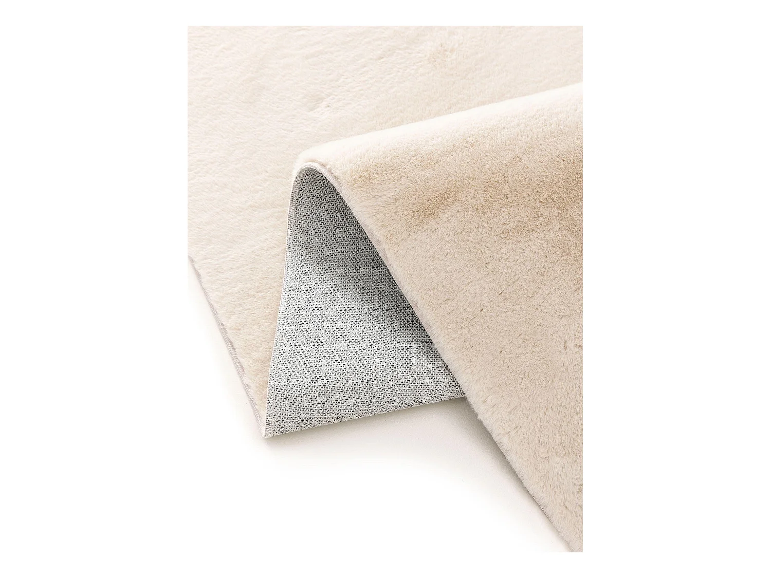 Tapis en fausse fourrure Furry Beige 200x290 cm