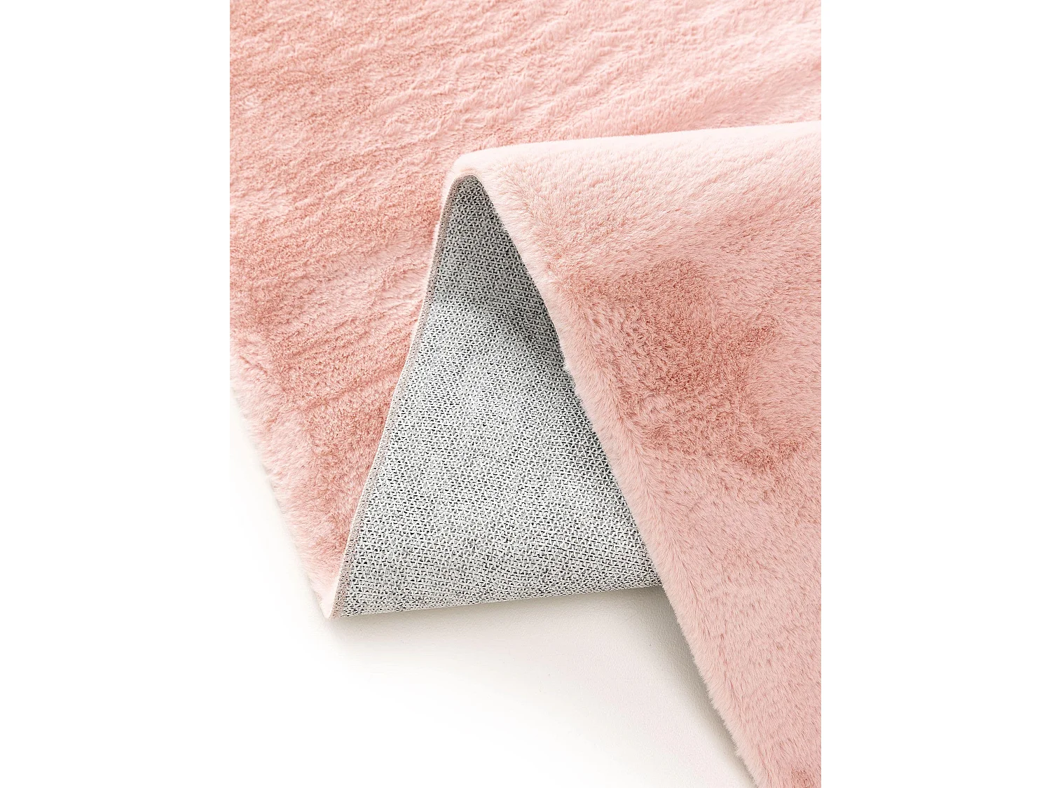 Tapis en fausse fourrure Furry Rose 80x150 cm