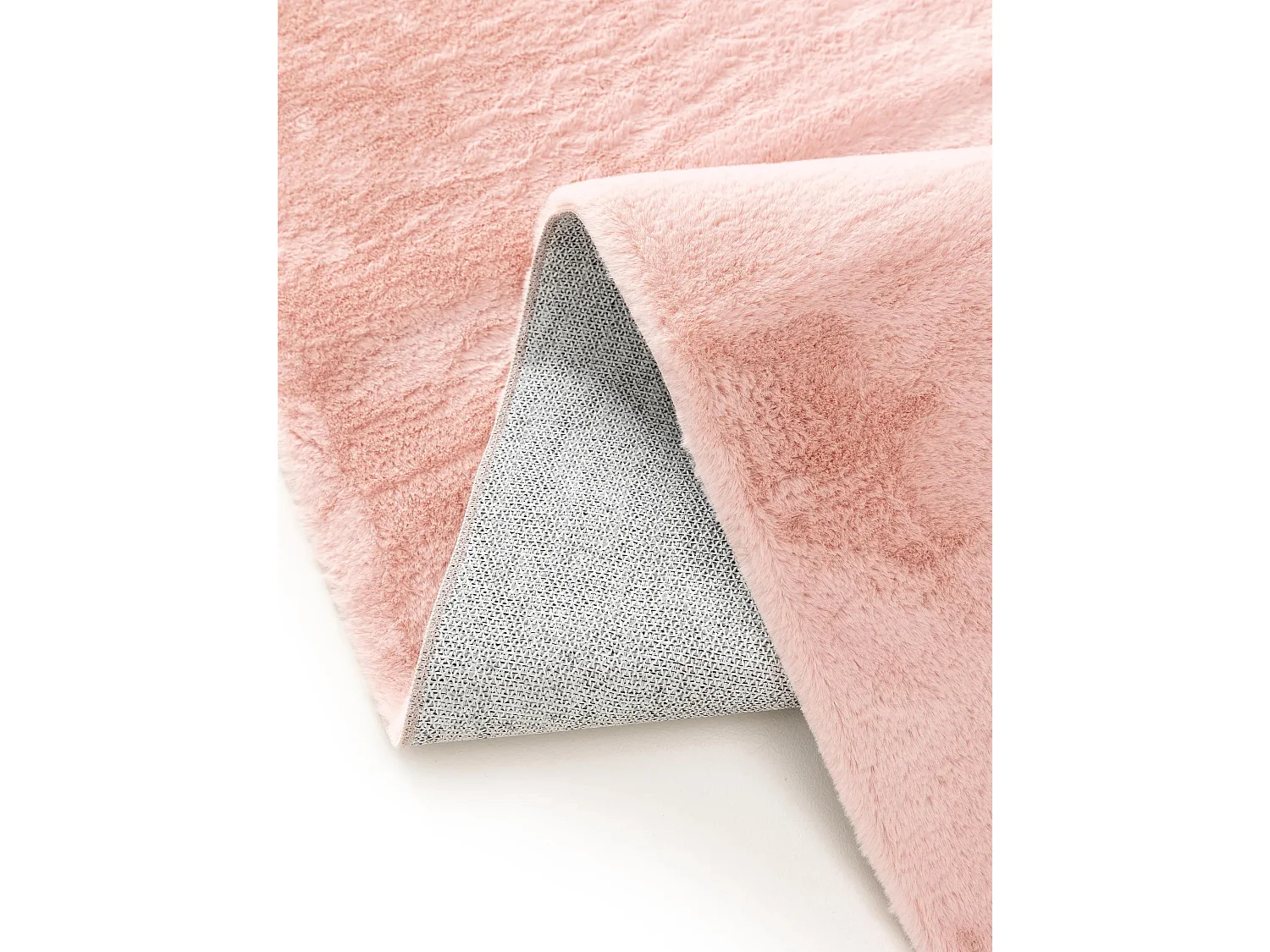 Tapis en fausse fourrure Furry Rose 80x150 cm