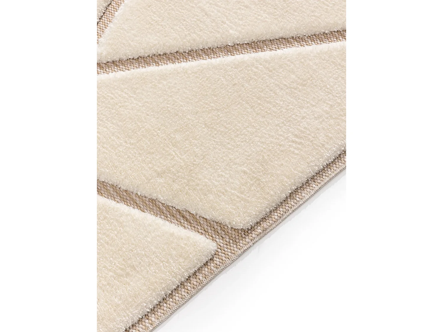 Tapis Elvy Crème/Beige 140x200 cm