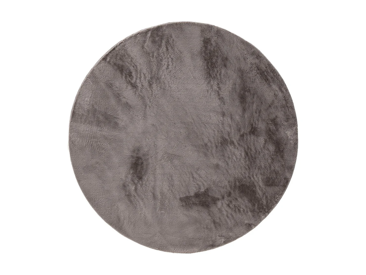 Tapis en fausse fourrure Furry Gris ø 160 cm rond