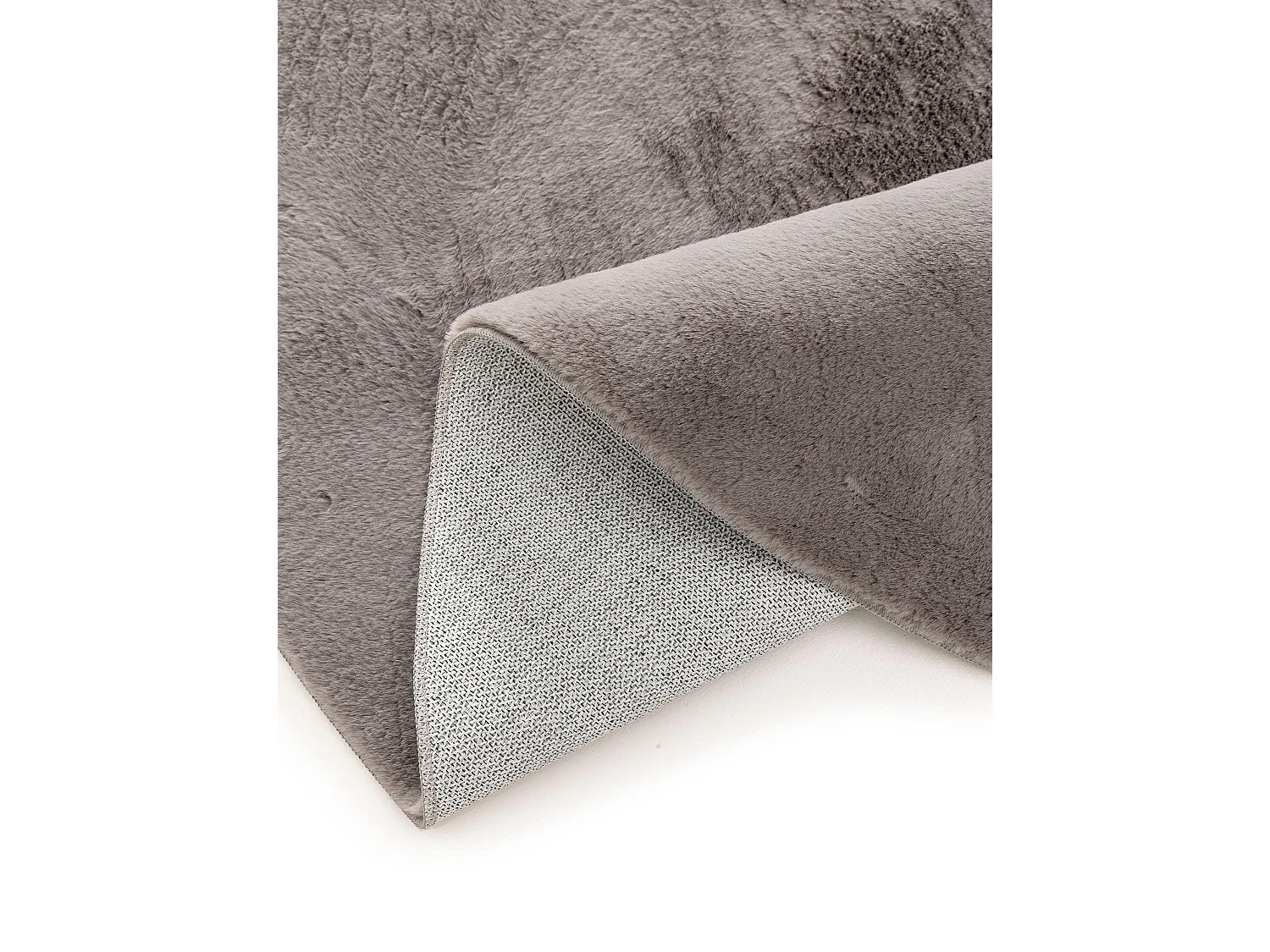 Tapis en fausse fourrure Furry Gris ø 160 cm rond