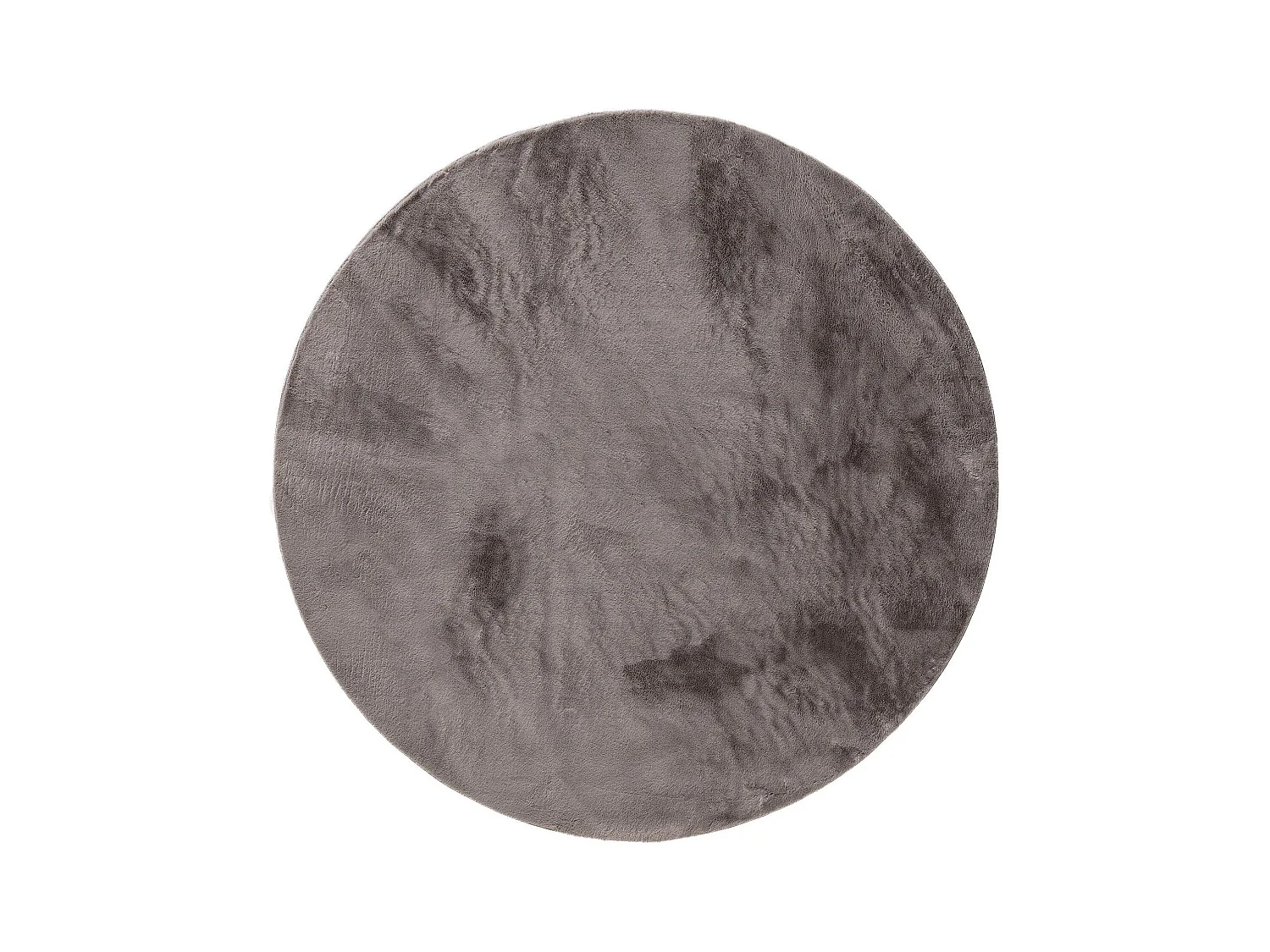 Tapis en fausse fourrure Furry Gris ø 160 cm rond