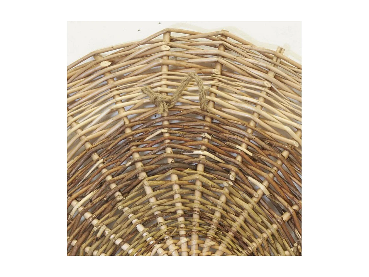 Décor mural en osier multicolore (lot de 3)