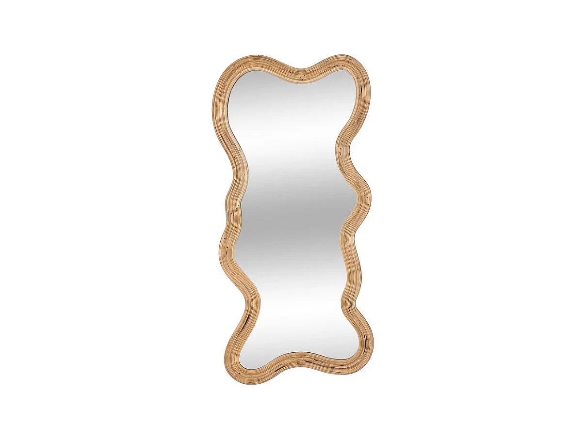 Miroir Mural Organique "Kim" 179cm Naturel