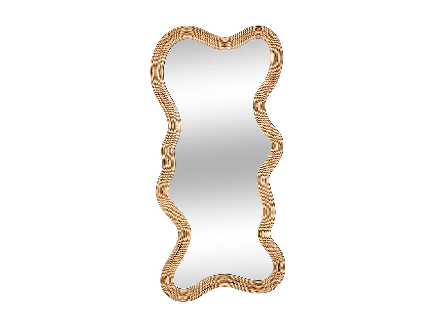 Miroir Mural Organique "Kim" 179cm Naturel