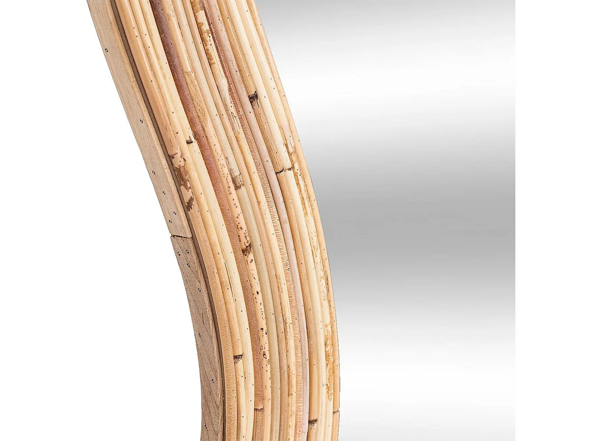 Miroir Mural Organique "Kim" 179cm Naturel