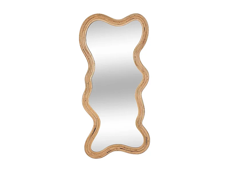 Miroir Mural Organique "Kim" 179cm Naturel