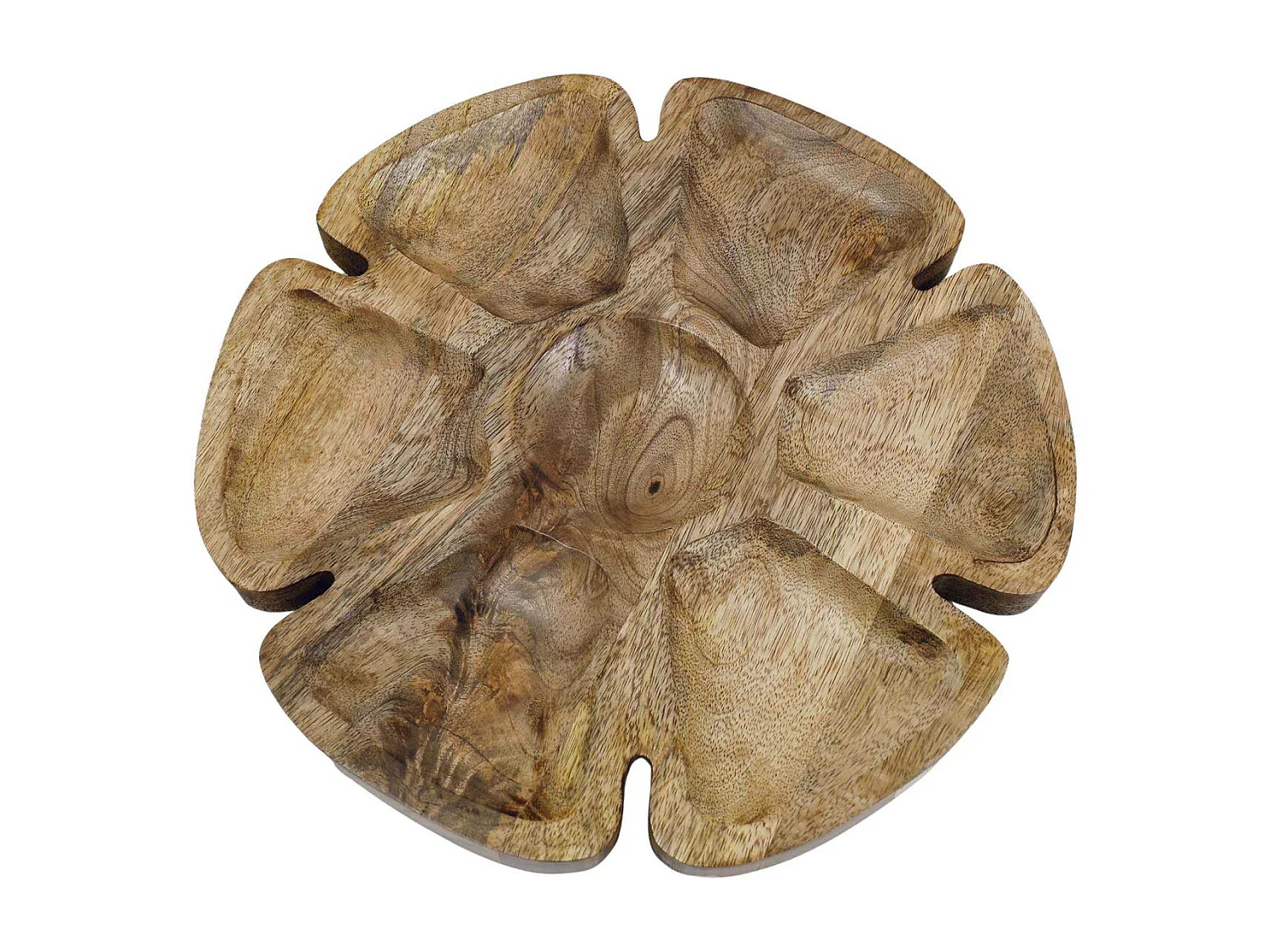 Plateau apéro en manguier Fleur