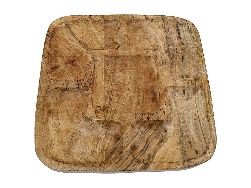 Plateau apéro en manguier Carré