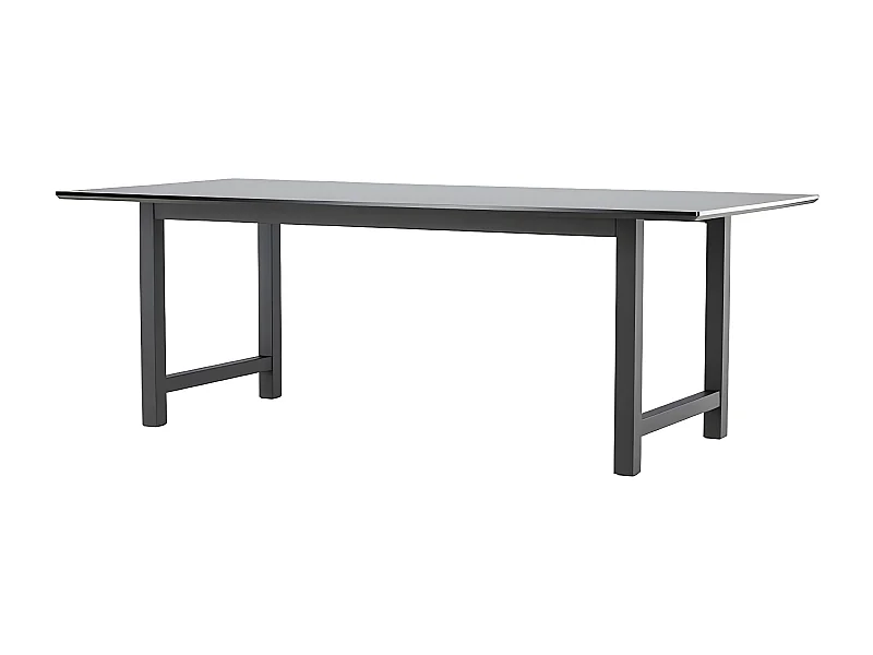 Oslo table de salle à manger 100x220cm noir.