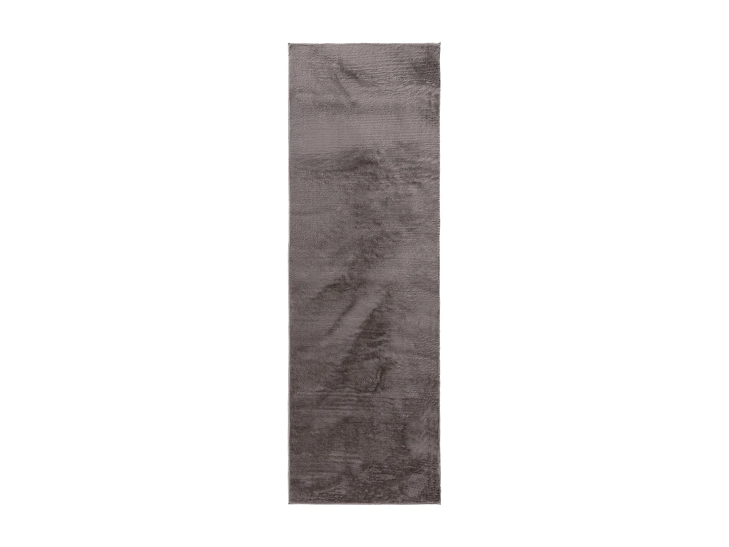 Tapis en fausse fourrure Furry Gris 80x300 cm