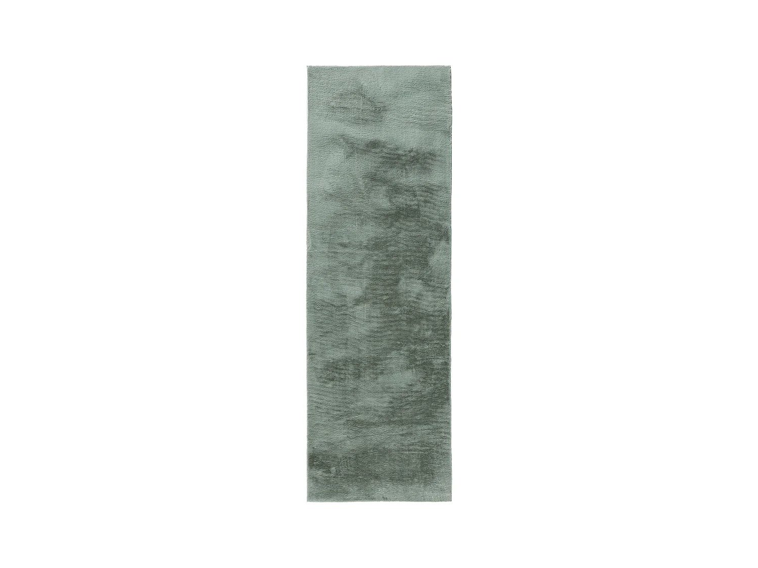 Tapis en fausse fourrure Furry Vert 80x300 cm