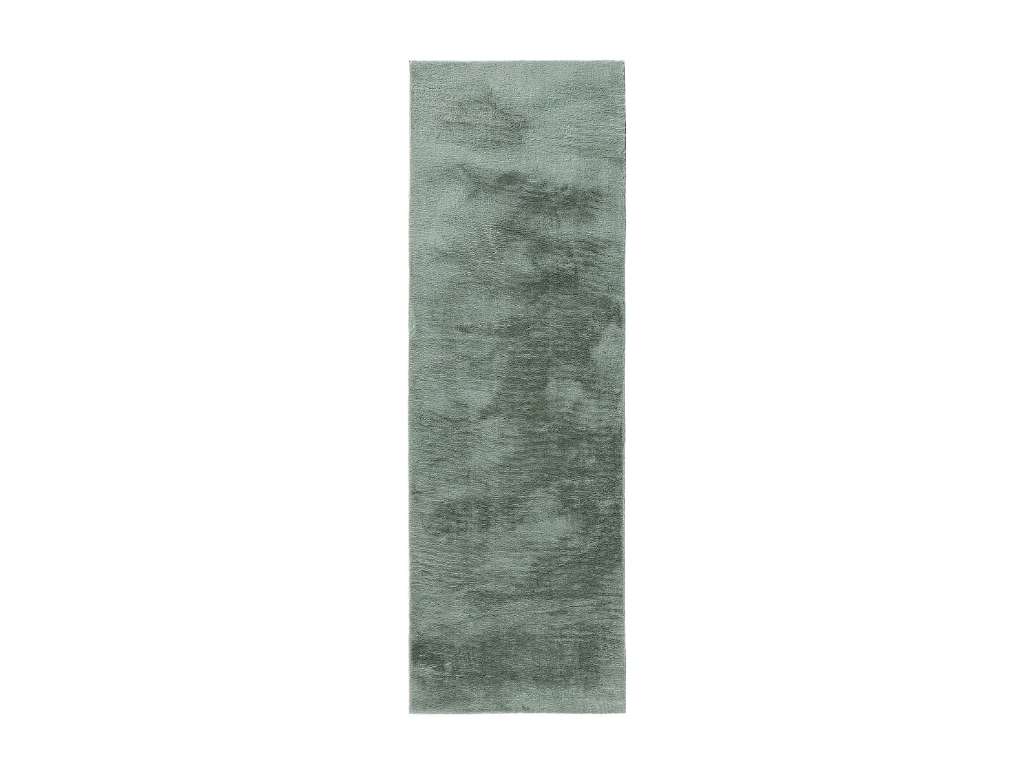 Tapis en fausse fourrure Furry Vert 80x300 cm