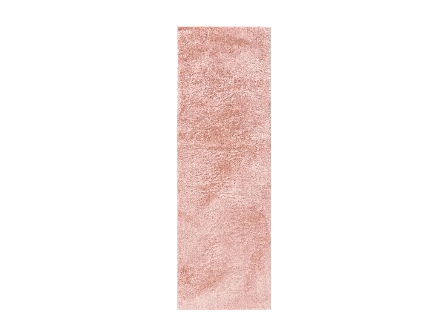 Tapis en fausse fourrure Furry Rose 80x250 cm