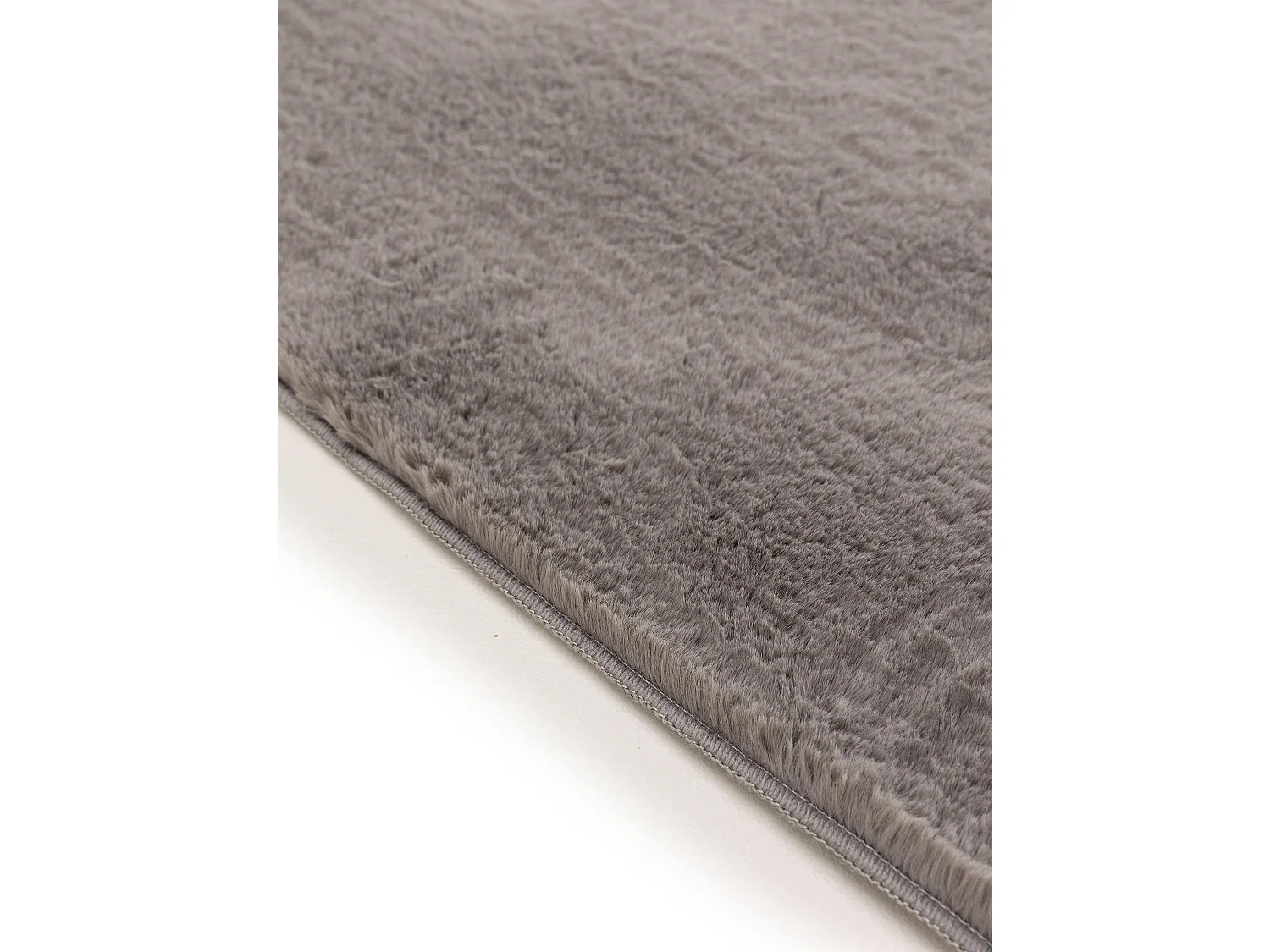 Tapis en fausse fourrure Furry Gris 70x200 cm