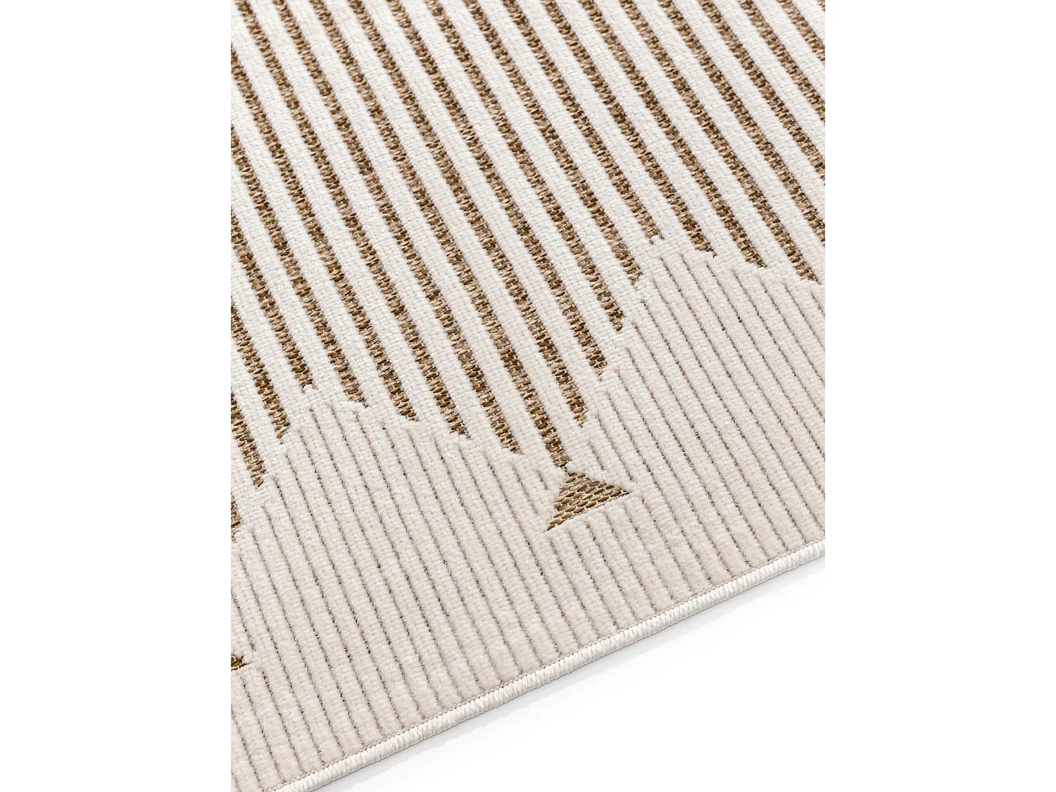 Tapis d'extérieur & intérieur Kaleo Crème/Beige 140x200 cm