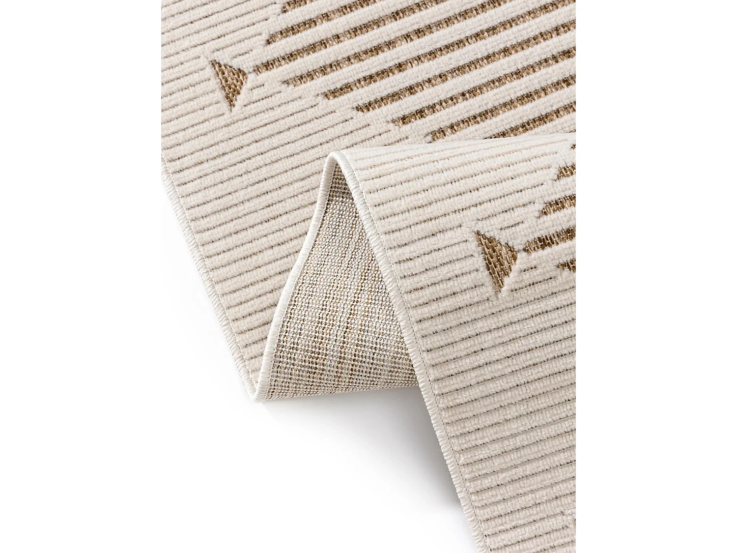 Tapis d'extérieur & intérieur Kaleo Crème/Beige 140x200 cm