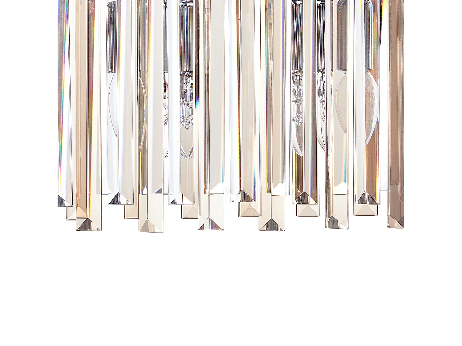 Kroonluchter MANDEO Glas Zilver